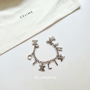 (SALE)Celine Multi Logo Charm Bracelet
